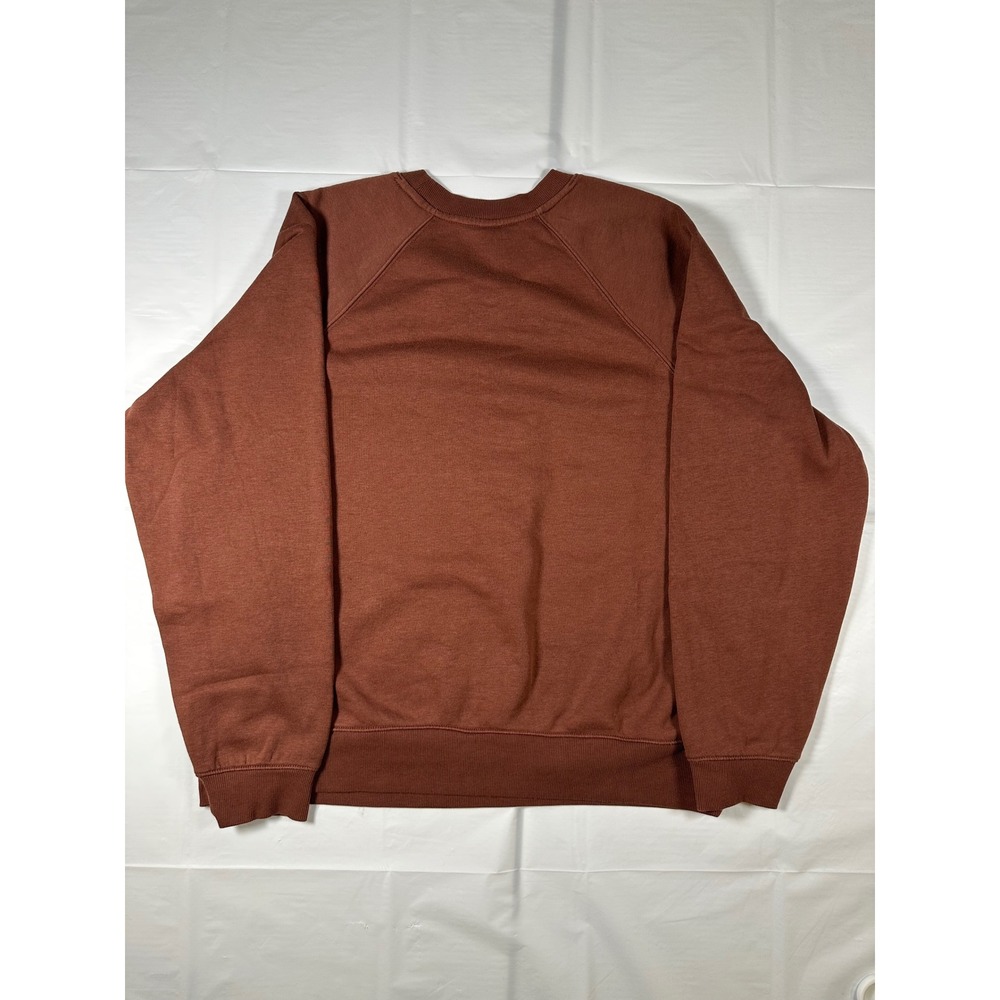 Old Navy Womens Brown Raglan Sleeve Crewneck Fleece Sweatshirt Size Large L - Picture 4 of 4